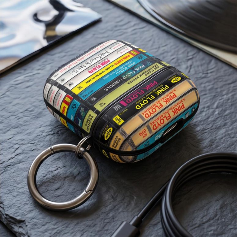 Pink Floyd Airpods Case - Albums Cassette Retro Collection