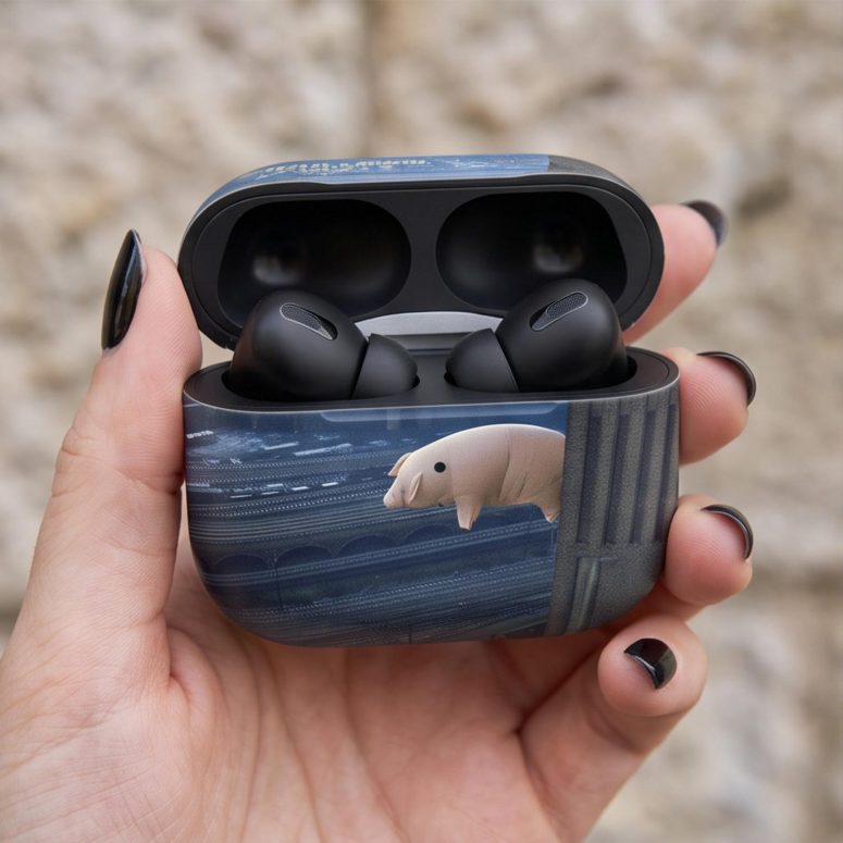 Pink Floyd Airpods Case - Animals 2018 Remix Algie Pig Pink Floyd Airpods Case - Animals 2018 Remix Algie Pig