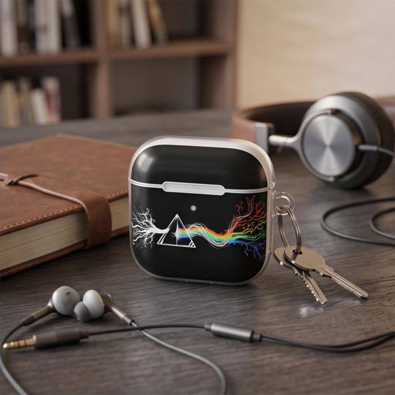 Pink Floyd Airpods Case - Dark Side Of Roots Prism Pink Floyd Airpods Case - Dark Side Of Roots Prism