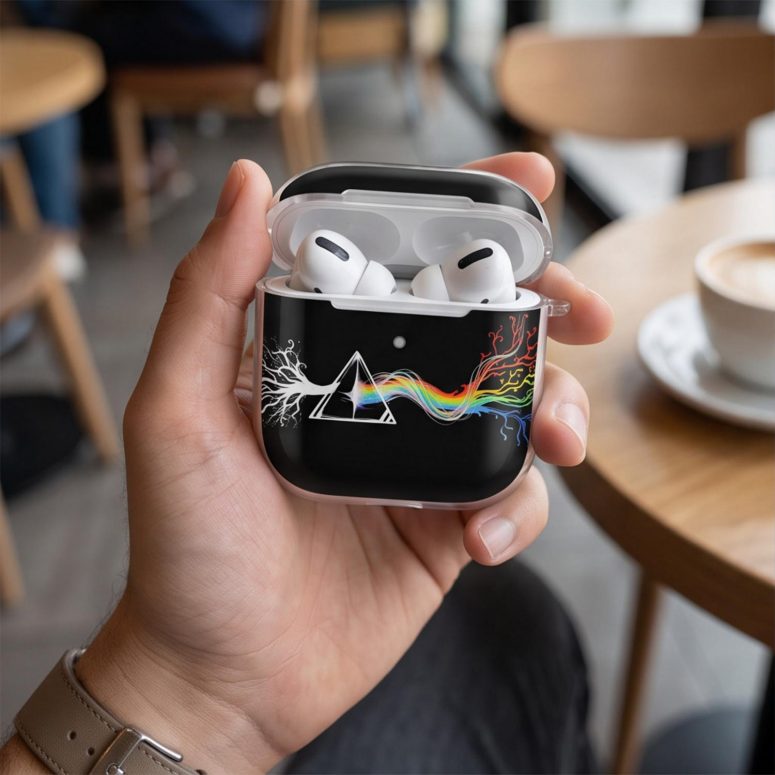 Pink Floyd Airpods Case - Dark Side Of Roots Prism Pink Floyd Airpods Case - Dark Side Of Roots Prism
