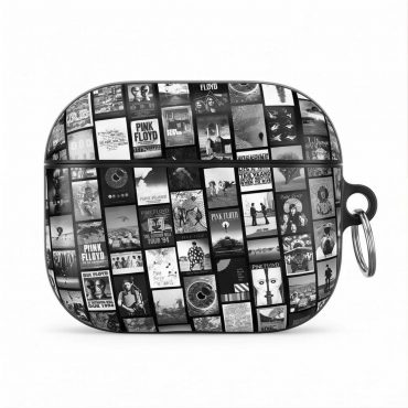 Pink Floyd Airpods Case - Pink Floyd Artwork Poster Collage Black White