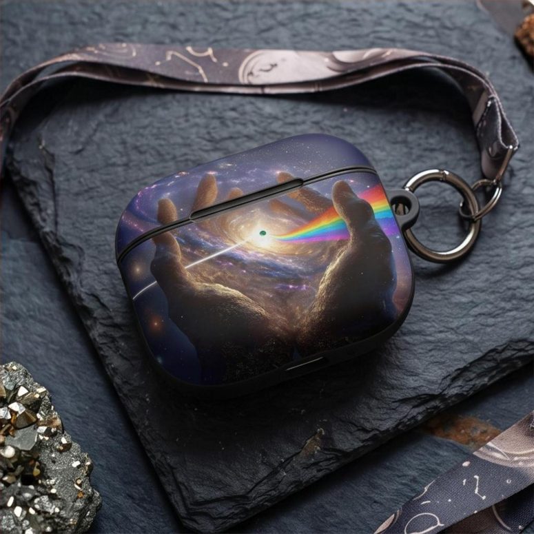Pink Floyd Airpods Case - The Center Of The Universe DSOTM Pink Floyd Airpods Case - The Center Of The Universe DSOTM
