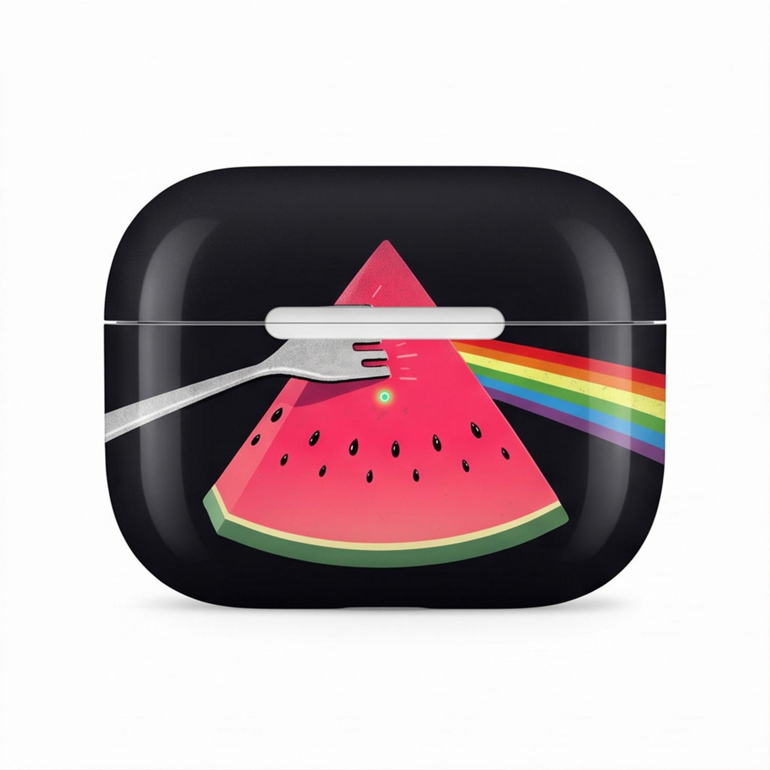 Pink Floyd Airpods Case - The Fork Side of the Watermelon Pink Floyd Airpods Case - The Fork Side of the Watermelon