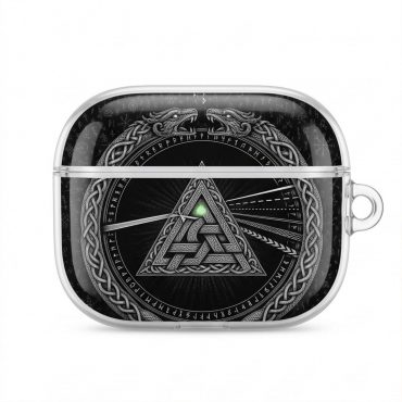 Pink Floyd Airpods Case - Viking Valknut Dark Side Of The Moon