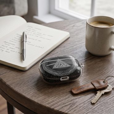 Pink Floyd Airpods Case - Viking Valknut Dark Side Of The Moon