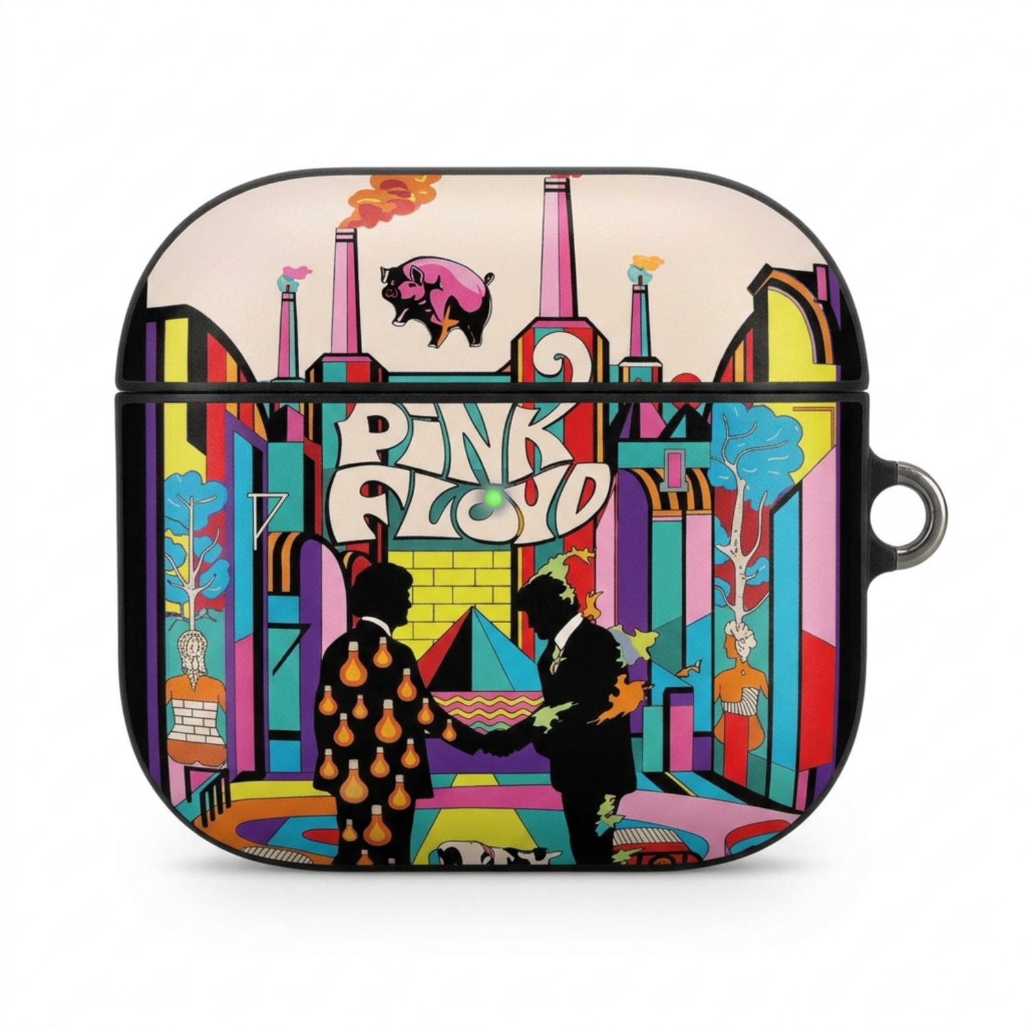 Pink Floyd Airpods Case - Wish You Were Here Animals Atom Mother Psychedelic Art Pink Floyd Airpods Case - Wish You Were Here Animals Atom Mother Psychedelic Art