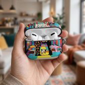Pink Floyd Airpods Case - Wish You Were Here Animals Atom Mother Psychedelic Art Pink Floyd Airpods Case - Wish You Were Here Animals Atom Mother Psychedelic Art