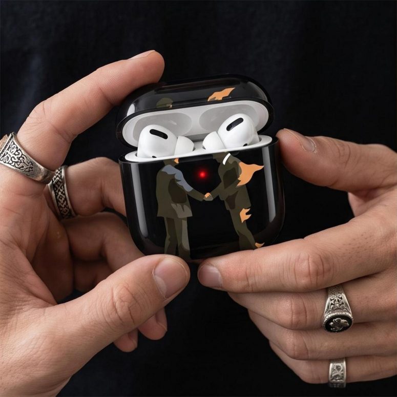 Pink Floyd Airpods Case - Wish You Were Here Burning Man