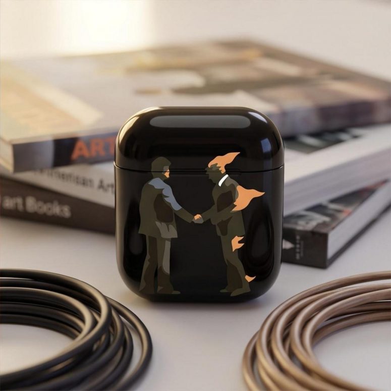 Pink Floyd Airpods Case - Wish You Were Here Burning Man