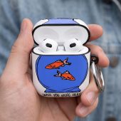 Pink Floyd Airpods Case - Wish You Were Here lost souls in Fish Bowl Doodle Art