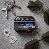 Pink Floyd Airpods Case - Wish You Were Here With Guitar Typography And Signatures