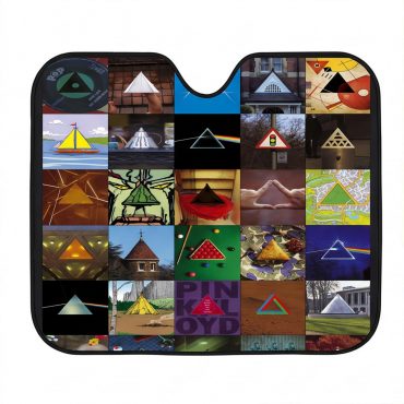 Pink Floyd Auto Sun Shade - Album Dark Side Of The Moon Collage