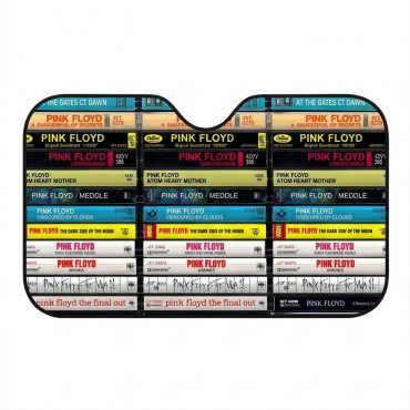 Pink Floyd Auto Sun Shade - Albums Cassette Retro Collection
