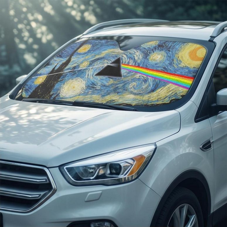 Pink Floyd Auto Sun Shade - Animals 2018 Remix Algie Pig Pink Floyd Auto Sun Shade - Animals 2018 Remix Algie Pig