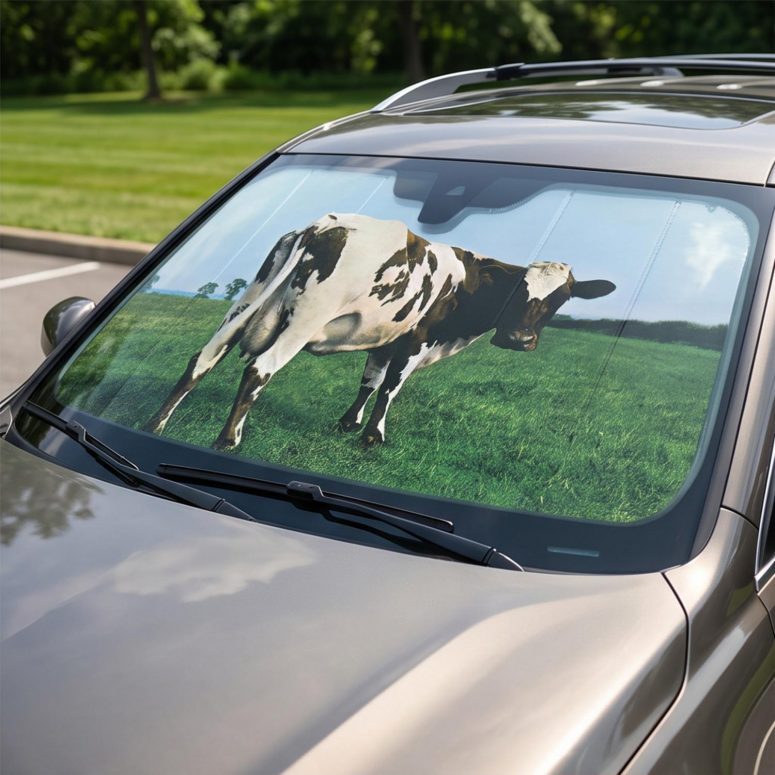 Pink Floyd Auto Sun Shade - Atom Heart Mother Pink Floyd Auto Sun Shade - Atom Heart Mother