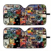 Pink Floyd Auto Sun Shade - Collage Albums