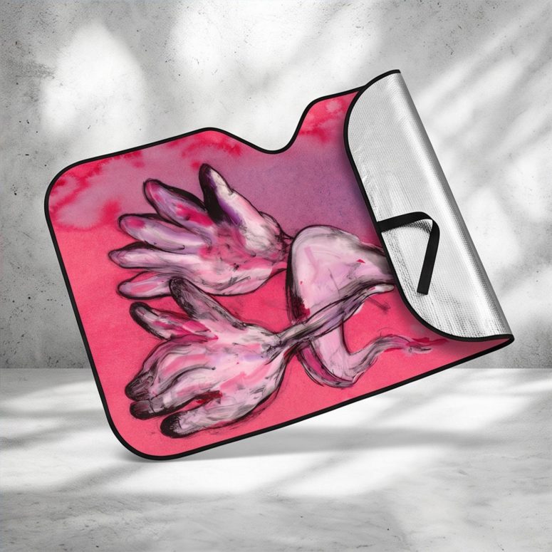 Pink Floyd Auto Sun Shade - Comfortably Numb The Wall Pink Floyd Auto Sun Shade - Comfortably Numb The Wall