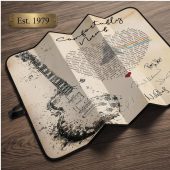 Pink Floyd Auto Sun Shade - Comfortably Numb Lyrics Band Signatures