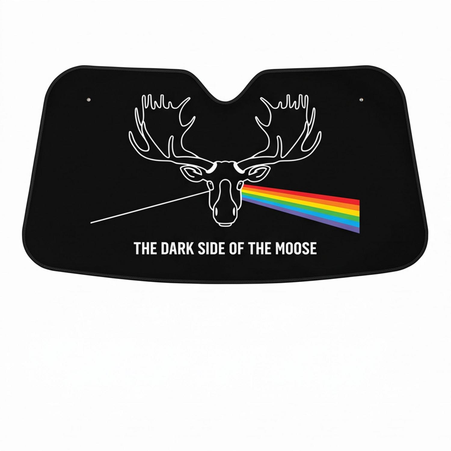 Pink Floyd Auto Sun Shade - Dark Side Of The Moose Pink Floyd Auto Sun Shade - Dark Side Of The Moose