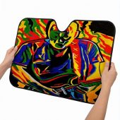 Pink Floyd Auto Sun Shade - David Gilmour Legend Abstract Art
