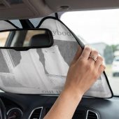 Pink Floyd Auto Sun Shade - Is There Any Body Out There Funny Witchy Cat
