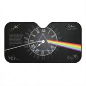 Pink Floyd Auto Sun Shade - Pink Floyd quote Time Art Pre Signed