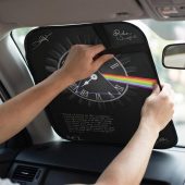 Pink Floyd Auto Sun Shade - Pink Floyd quote Time Art Pre Signed Pink Floyd Auto Sun Shade - Pink Floyd quote Time Art Pre Signed