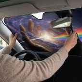 Pink Floyd Auto Sun Shade - The Center Of The Universe DSOTM Pink Floyd Auto Sun Shade - The Center Of The Universe DSOTM
