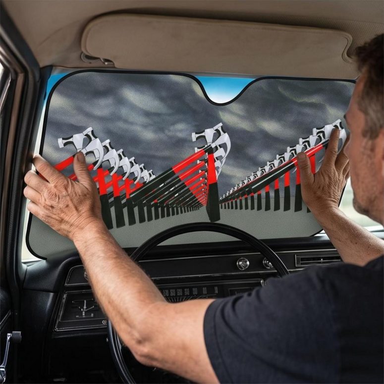 Pink Floyd Auto Sun Shade - The Marching Hammers The Wall