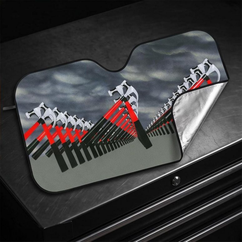 Pink Floyd Auto Sun Shade - The Marching Hammers The Wall