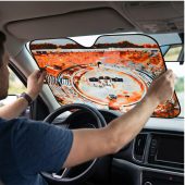 Pink Floyd Auto Sun Shade - This is where the magic happens Pink Floyd in Pompeii Painting