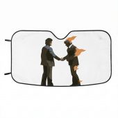 Pink Floyd Auto Sun Shade - Wish You Were Here Burning Man