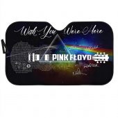 Pink Floyd Auto Sun Shade - Wish You Were Here With Guitar Typography And Signatures
