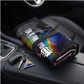 Pink Floyd Auto Sun Shade - Wish You Were Here With Guitar Typography And Signatures