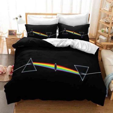 Pink Floyd Bedding Set - Dark Side Of The Moon Two Sides Of The Opposition