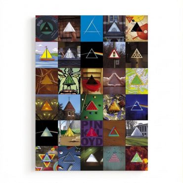 Pink Floyd Canvas - Album Dark Side Of The Moon Collage