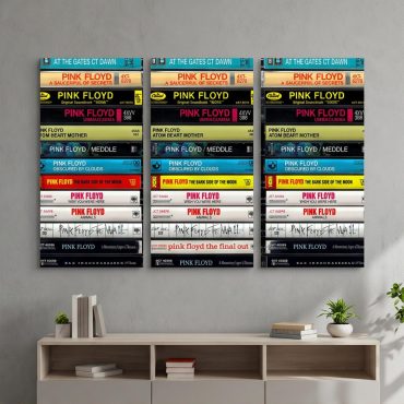 Pink Floyd Canvas - Albums Cassette Retro Collection