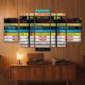 Pink Floyd Canvas - Albums Cassette Retro Collection