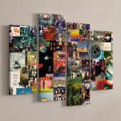 Pink Floyd Canvas - Collage Albums