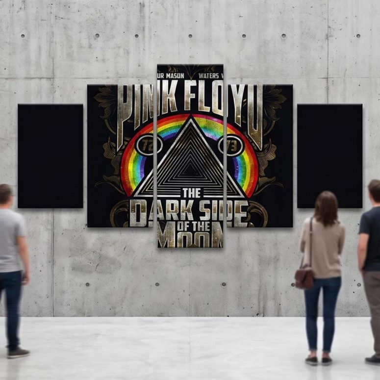 Pink Floyd Canvas - Dark Side Of The Moon 1972 1973