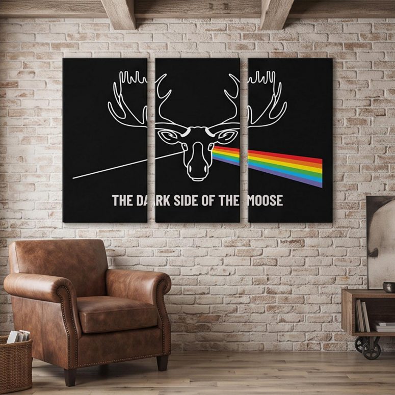 Pink Floyd Canvas - Dark Side Of The Moose