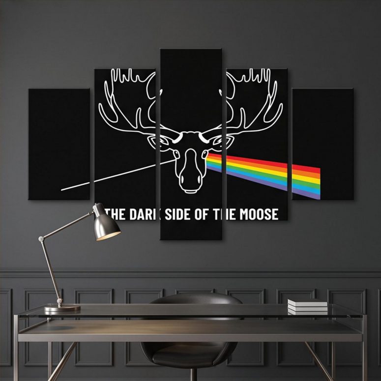 Pink Floyd Canvas - Dark Side Of The Moose