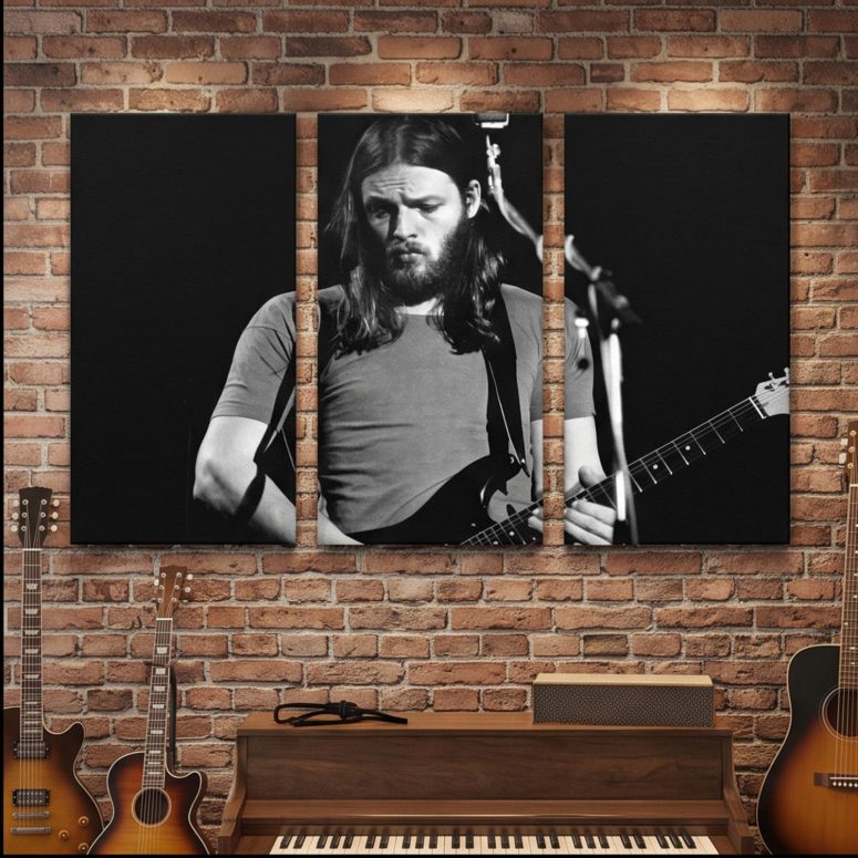Pink Floyd Canvas - David Gilmour Live In Concert 1974 Pink Floyd Canvas - David Gilmour Live In Concert 1974