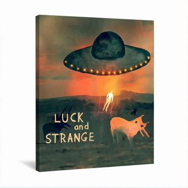 Pink Floyd Canvas - David GIlmour Luck And Strange Dark and Velvet Nights
