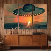 Pink Floyd Canvas - David GIlmour Luck And Strange Dark and Velvet Nights