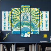 Pink Floyd Canvas - Den Haag Netherlands 1968 Concert Pink Floyd Canvas - Den Haag Netherlands 1968 Concert