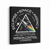 Pink Floyd Canvas - Eclipse Space Agency Exploration of TDSOTM Mission Control London