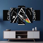 Pink Floyd Canvas - Eclipse Space Agency Exploration of TDSOTM Mission Control London Pink Floyd Canvas - Eclipse Space Agency Exploration of TDSOTM Mission Control London