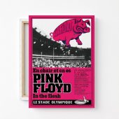 Pink Floyd Canvas - En Chair Et En Os Le Stade Olympique In The Flesh Concert