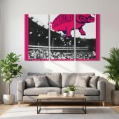 Pink Floyd Canvas - En Chair Et En Os Le Stade Olympique In The Flesh Concert Pink Floyd Canvas - En Chair Et En Os Le Stade Olympique In The Flesh Concert